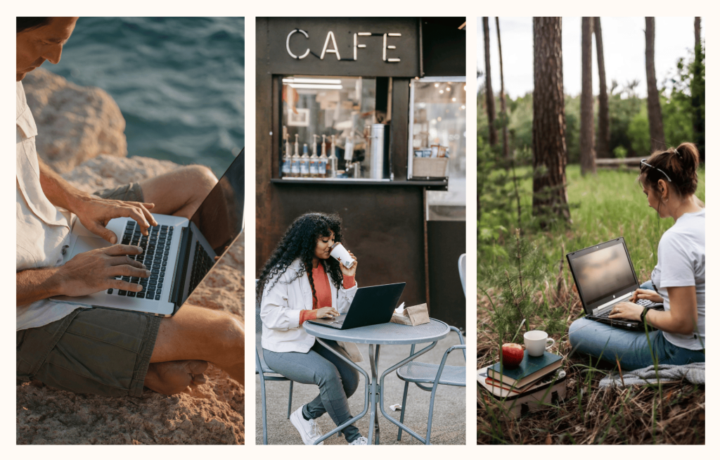 Ideal workspaces for digital nomads