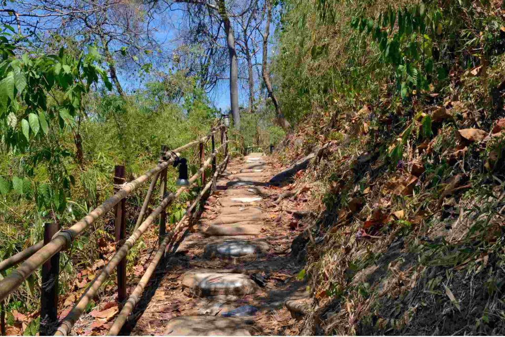 A monkey trail leading to Pai Plong Beach