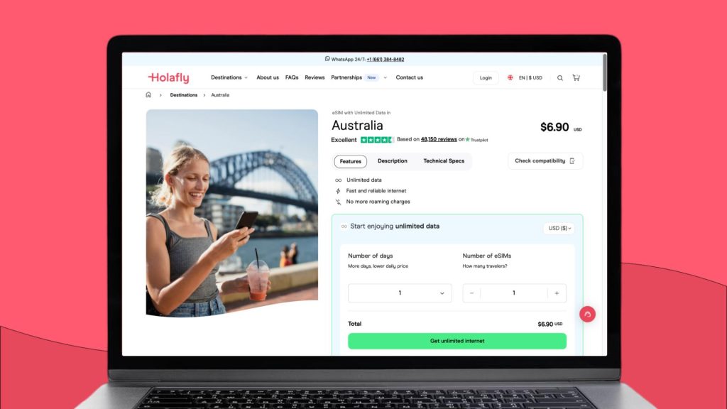 Holafly eSIM for Australia