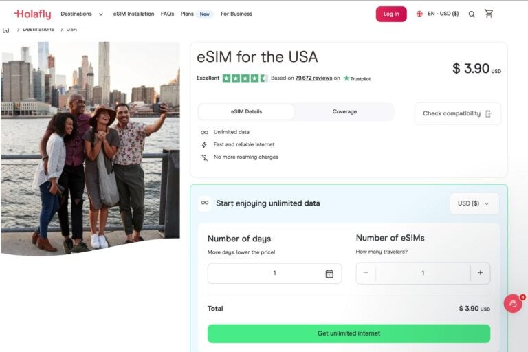 Holafly eSIM for the USA