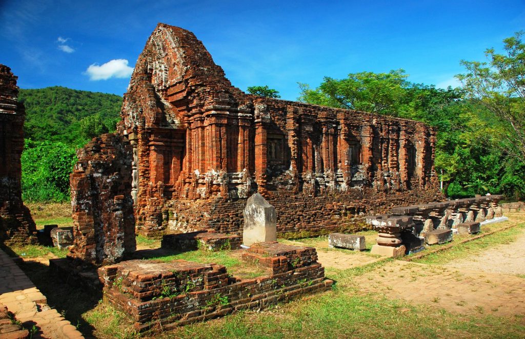 An image of the My Son Sanctuary in Vietnam 