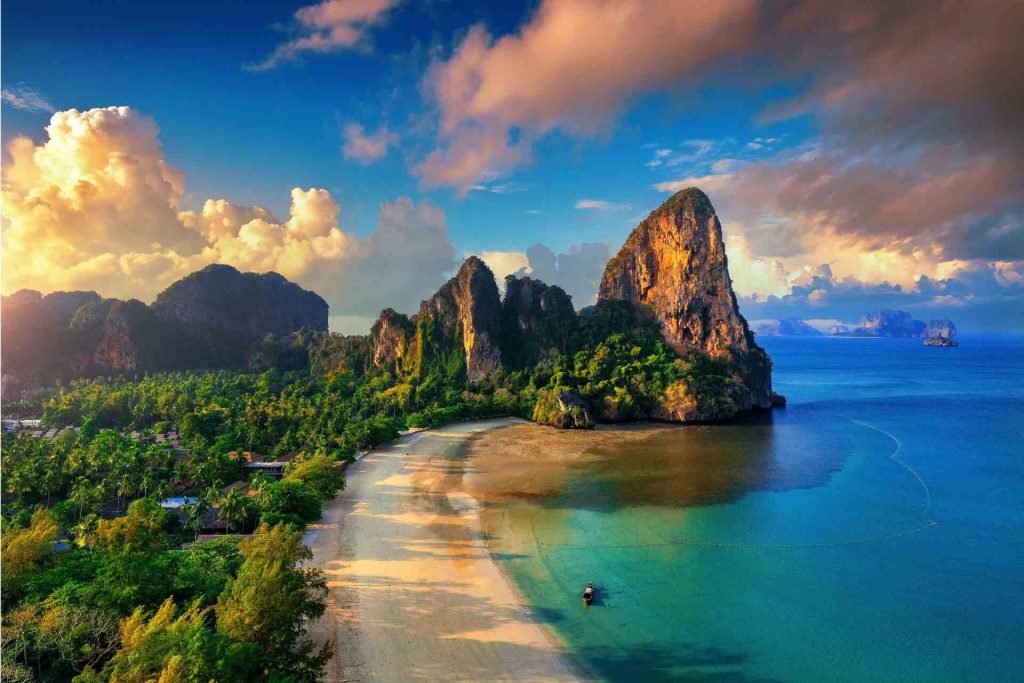 Railay beach, one of the most stunning locations in Krabi