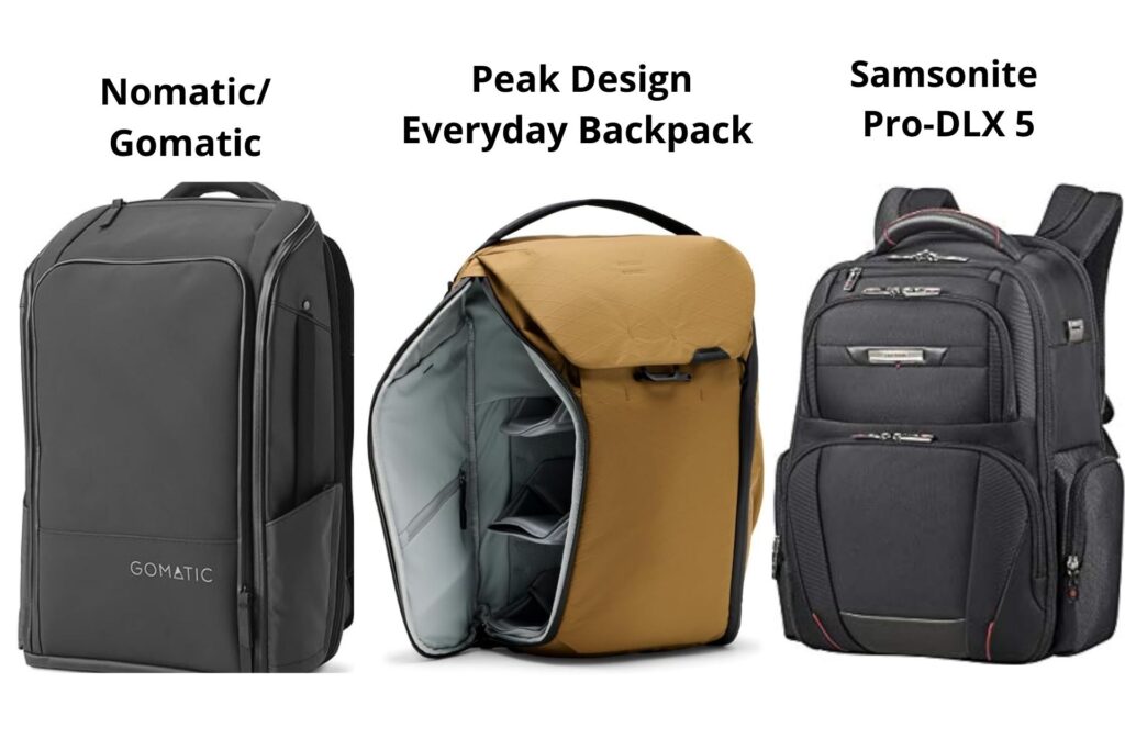 The three best backpacks for digital nomads