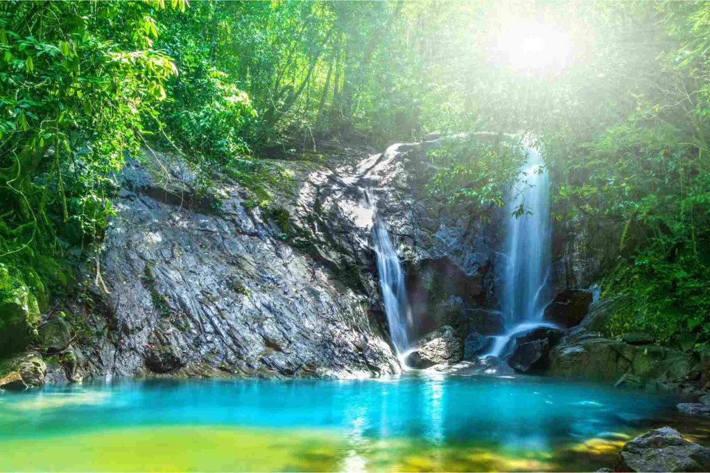 Ton Chong Fa waterfall, one of the most stunning locations in Krabi