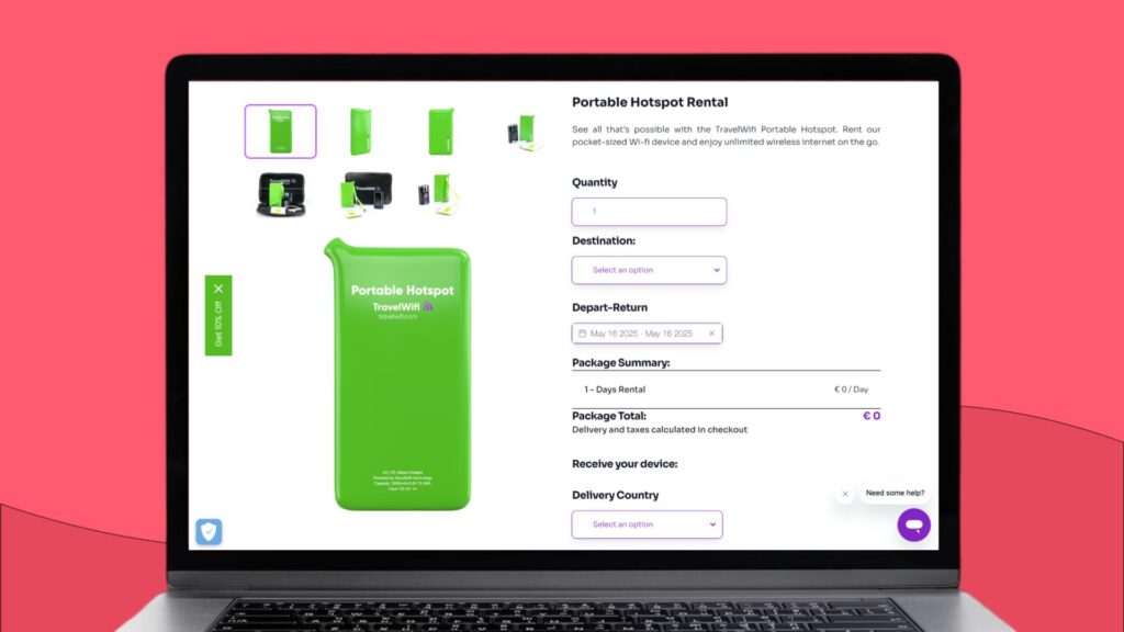 TravelWiFi rental