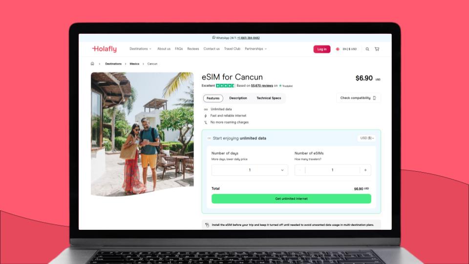 esim for cancun