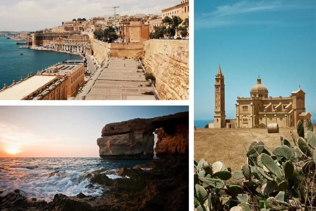 Victoria, Gozo, a place in Malta to live and work remotely.