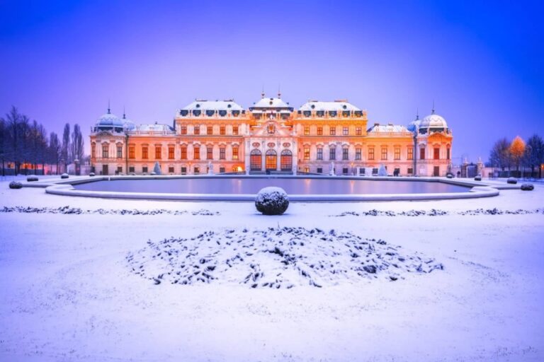 Vienna, Austria. Wien's iconic Belvedere Palace
