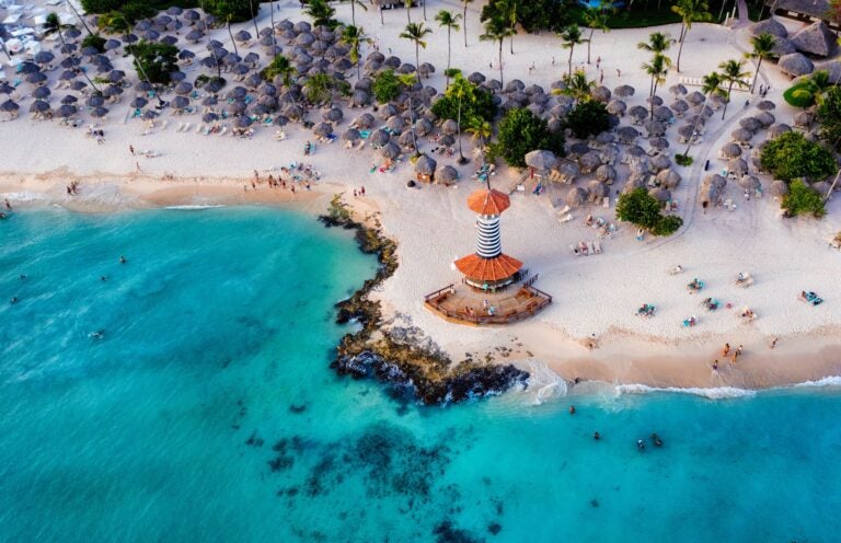 Aerial view of Bayahibe

