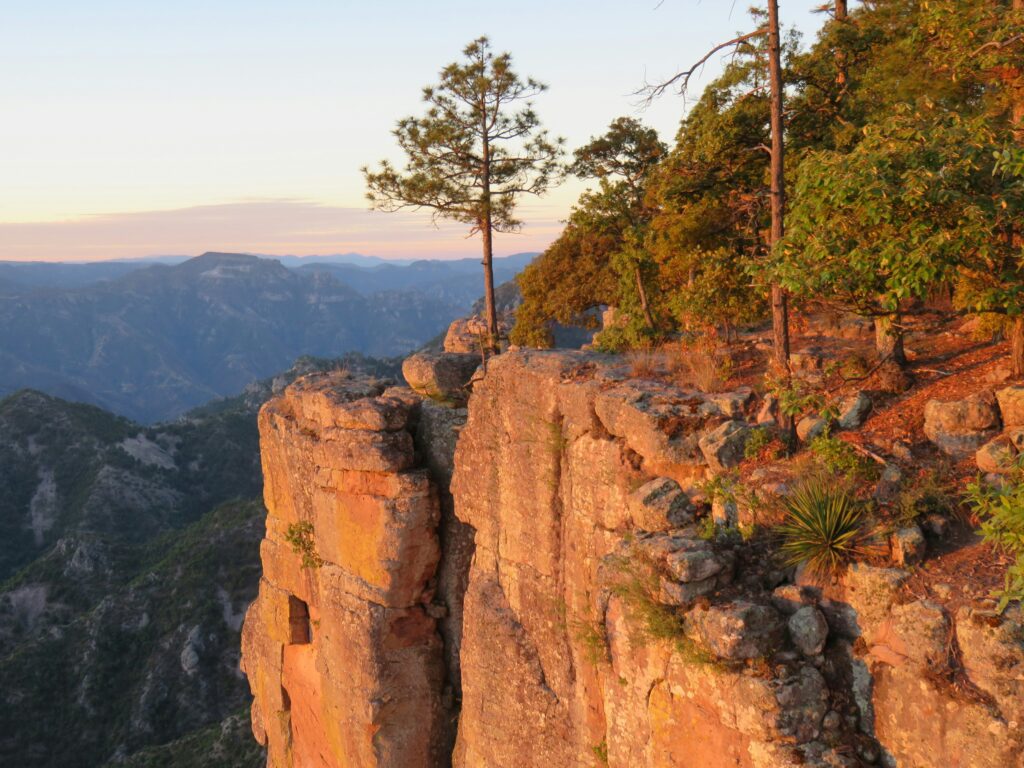 Copper Canyon at sunrise in Chihuahua, Mexico; Source: Unsplash