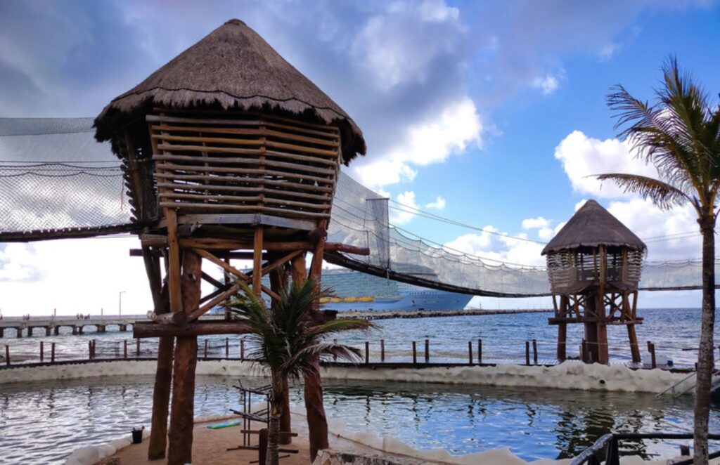 Dolphinarium at Costa Maya