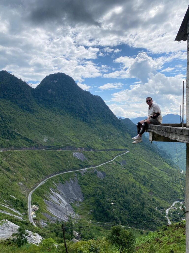 A panoramic photo of Ha Giang Loop, one of the best motorbiking routes in Vietnam