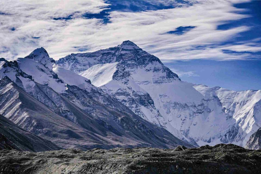 Mt. Everest as seen from Tibet