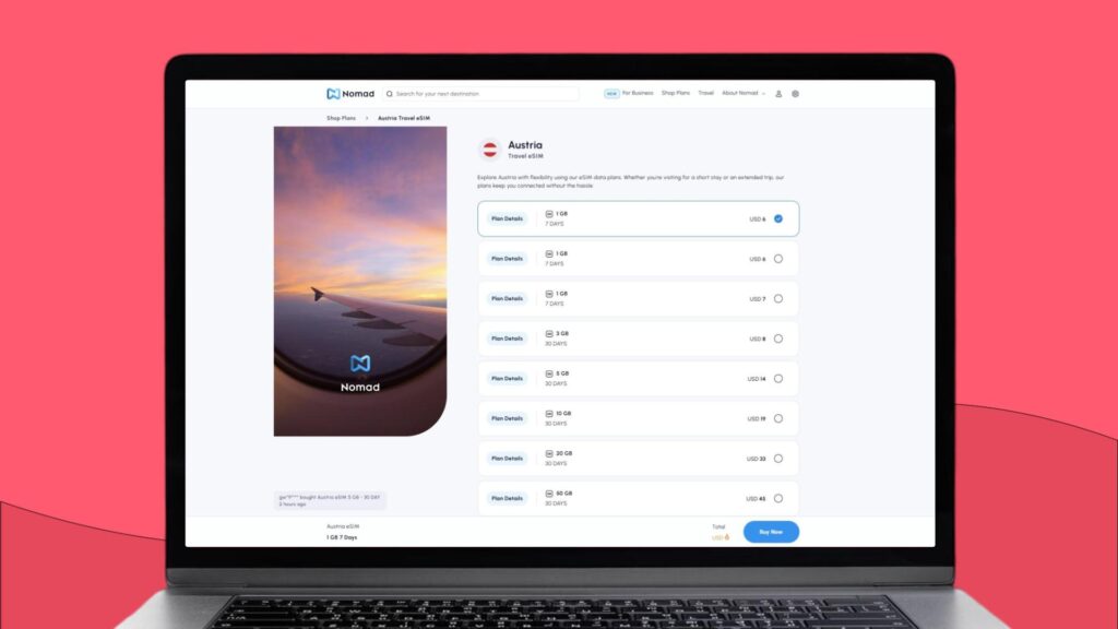Nomad Austria eSIM