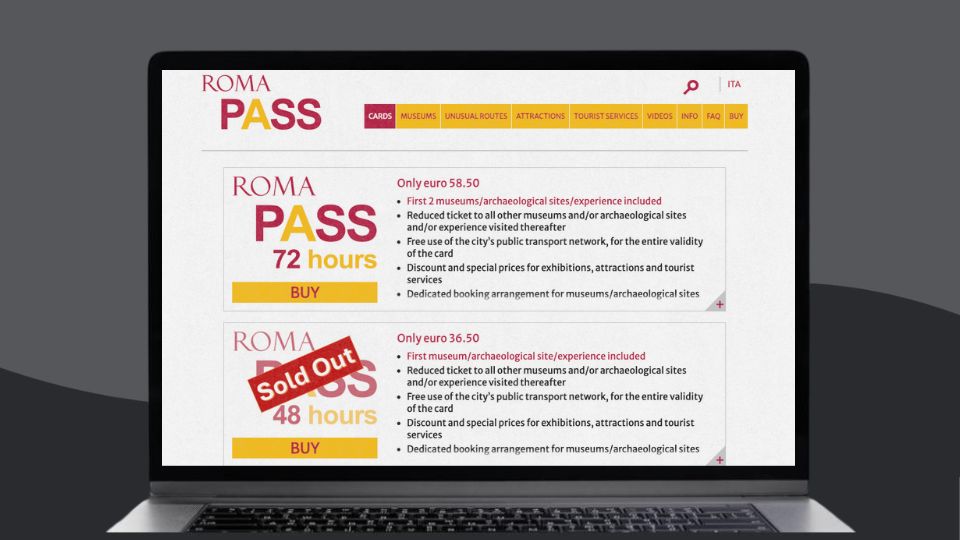 Skip the lines, ride the metro, and dive into Rome’s history—all with the Roma Pass. Source: Roma Pass