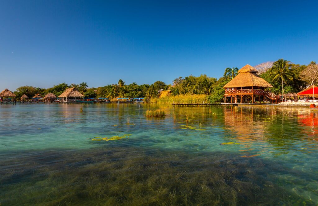 Seven Color Lagoon in Bacalar