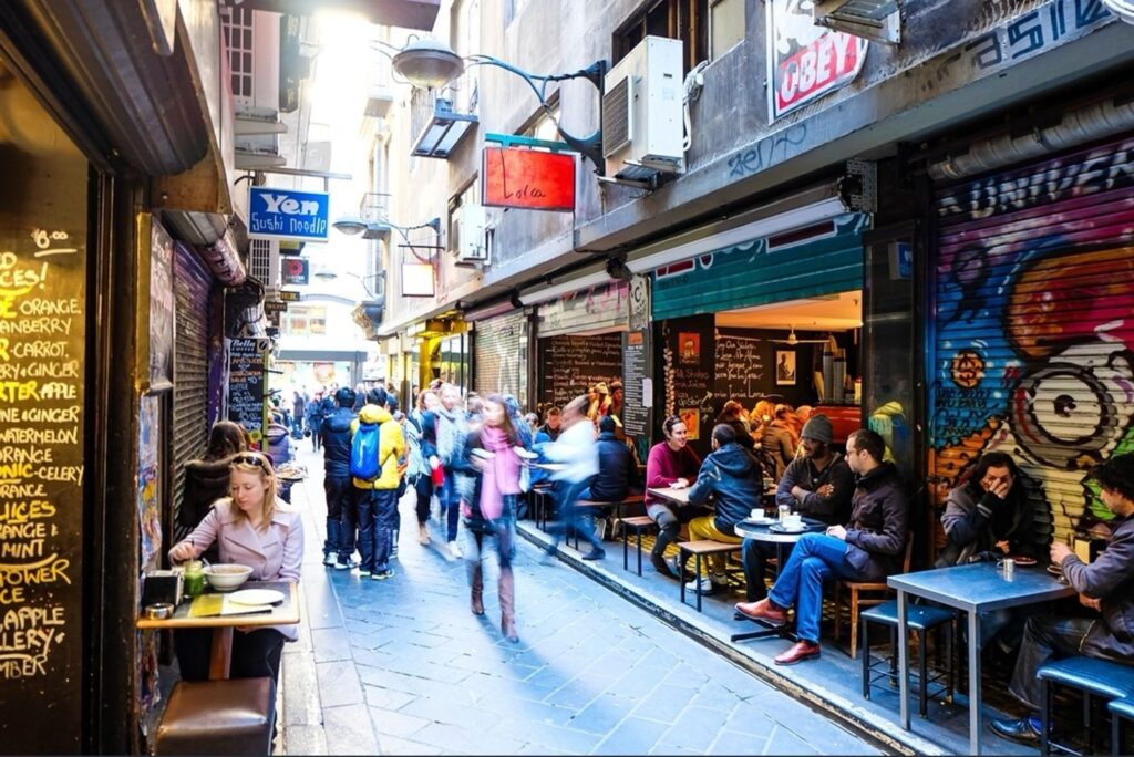 Street food in Melbourne