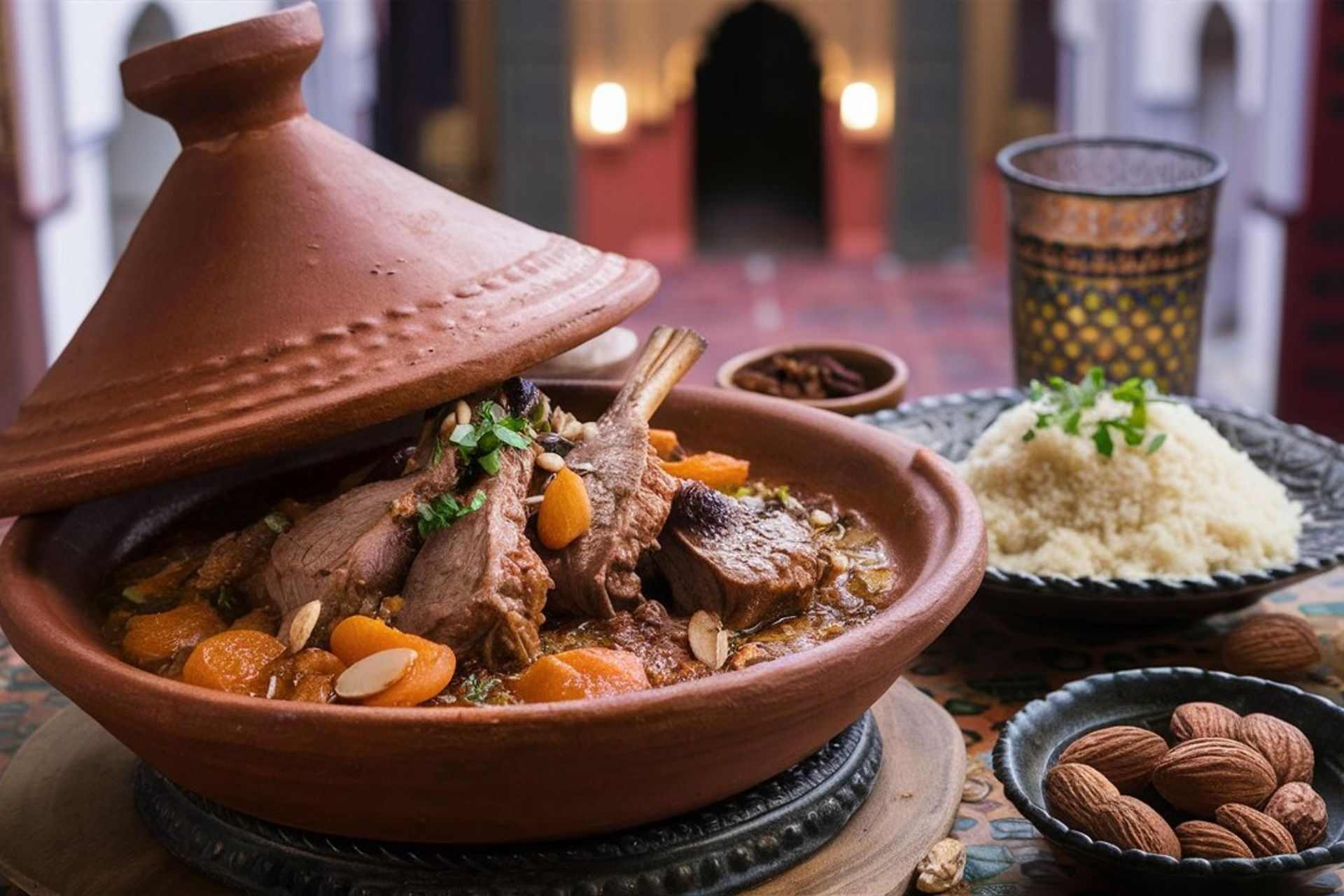 Tagine is a true highlight of Moroccan cuisine, offering a mouth-watering mix of flavors