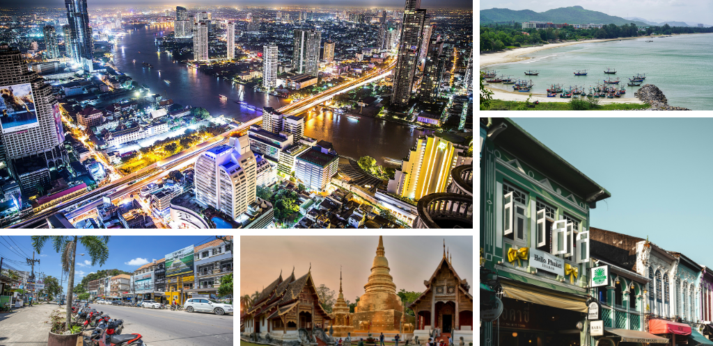 Thailand best cities for digital nomads and remote workers