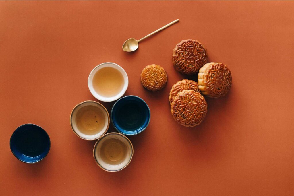 Traditional Chinese mooncakes