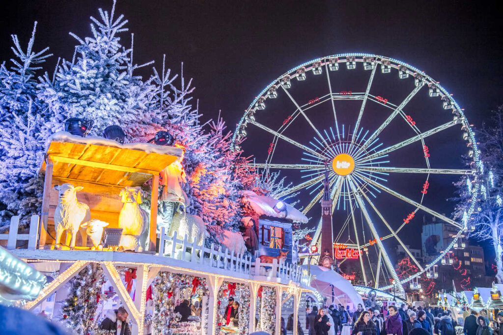 Winter Wonders in Brussels, Belgium, lights up the city with festive stalls. Source: Winter Wonders in Brussels