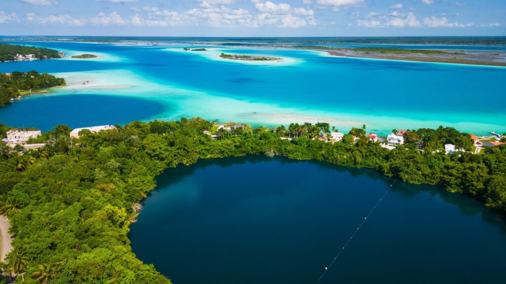 Bacalar Lagoon in Mexico
