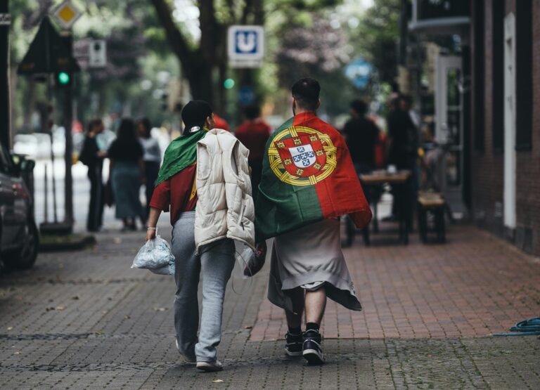 portugal flag and digital nomads