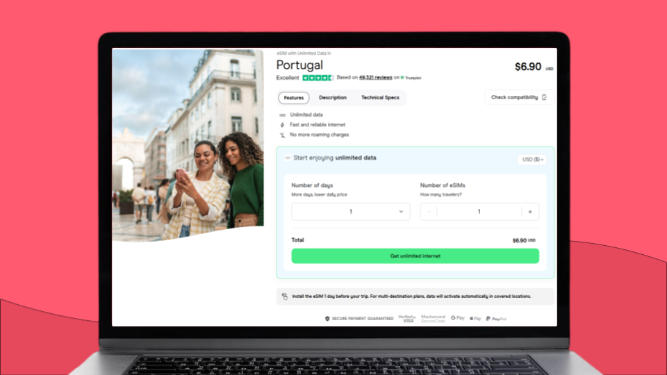 esim for portugal