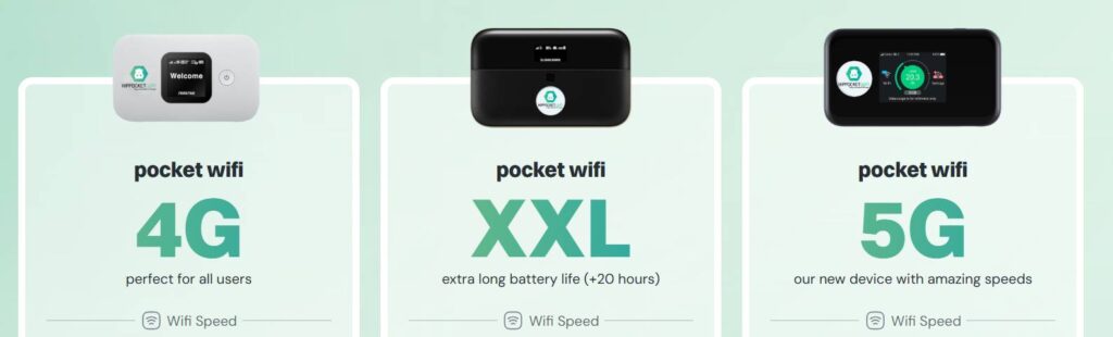 Pocket WiFi devices for Spain 
