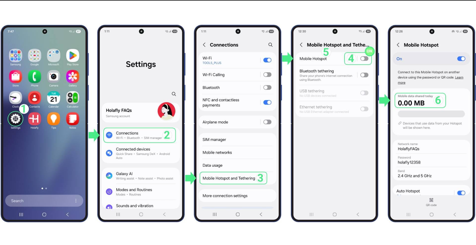 hotspot data consumed android