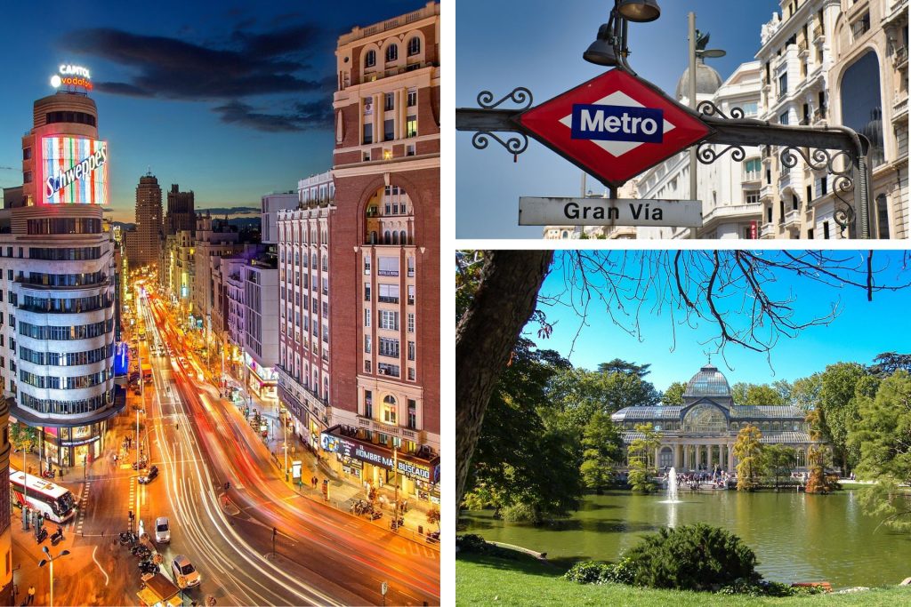 Madrid, one of the best cities to live in Spain as a digital nomad.