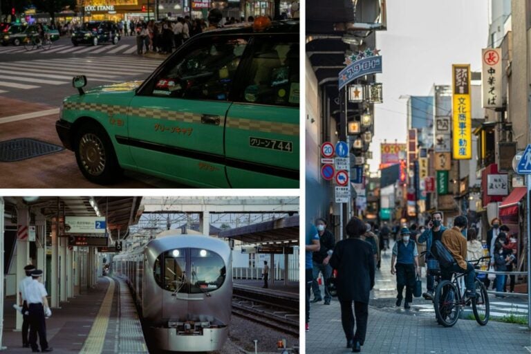 Means of transport in Japan.