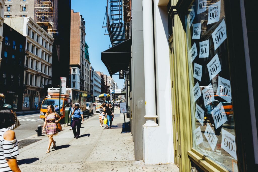 Summer in New York City is great for walking and exploring.  