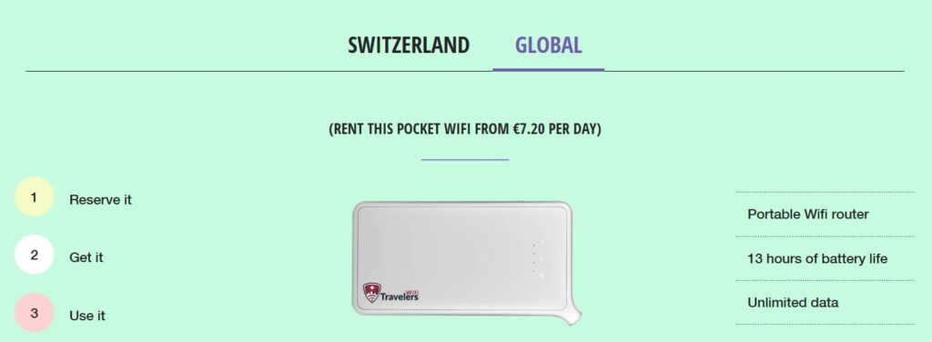 travelers wifi pocket wifi for colombia pricing