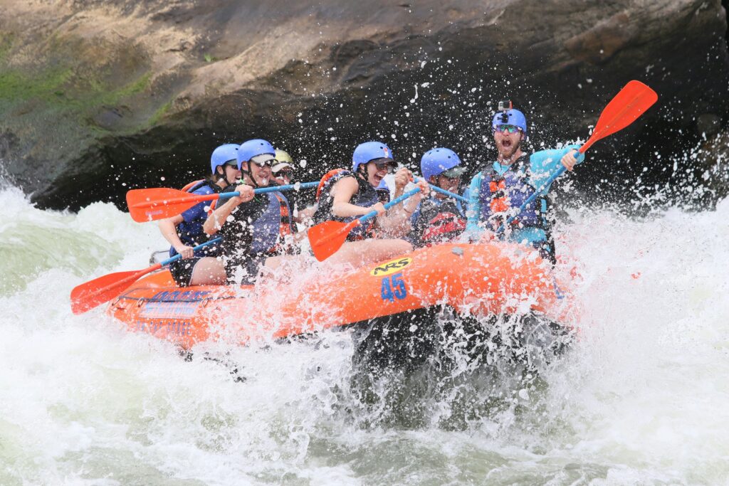 Add some excitement to your couples trip in New Mexico with whitewater rafting; Source: Unsplash