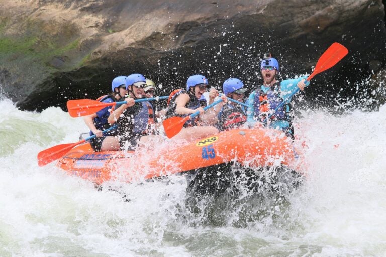 Add some excitement to your couples trip in New Mexico with whitewater rafting; Source: Unsplash