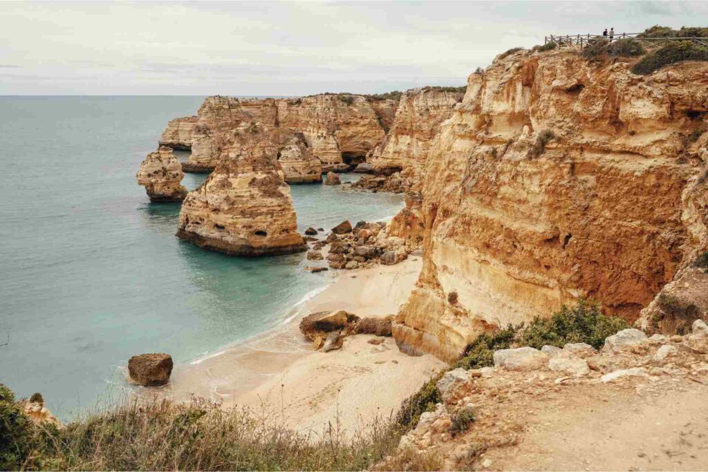 A beach in southern Portugal