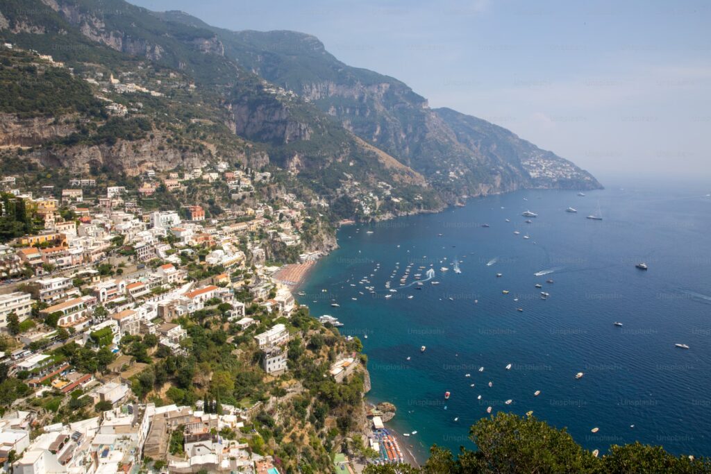 Aerial views of the Amalfi Coast, Italy. Source: Unsplash