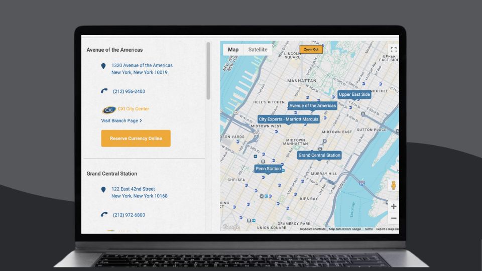 CXI locations across NYC. Source: CXI