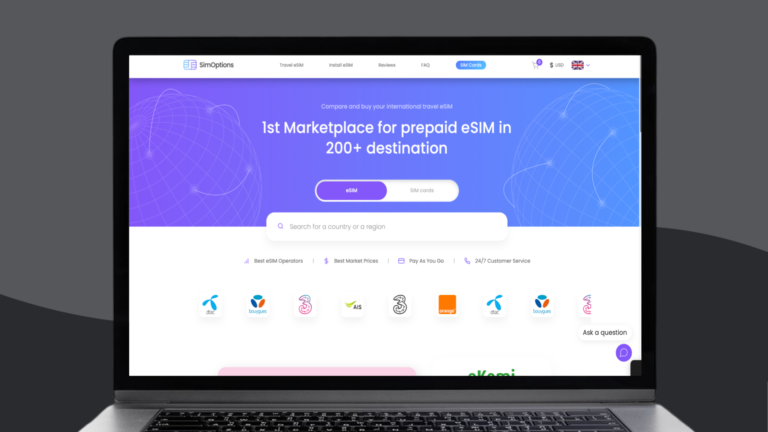 SimOptions website home page. Source: SimOptions