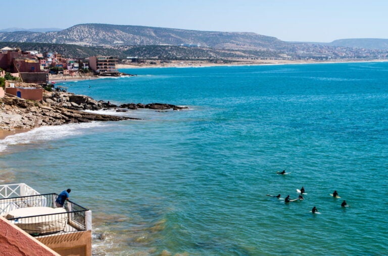 taghazout beach in morocco