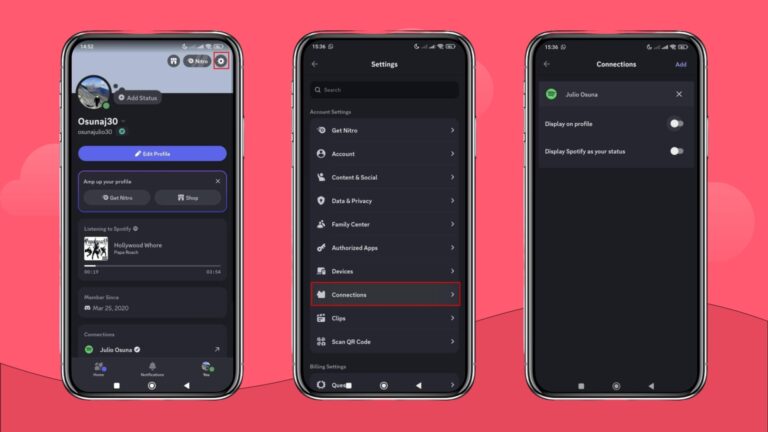 How to stop displaying Spotify on Discord
