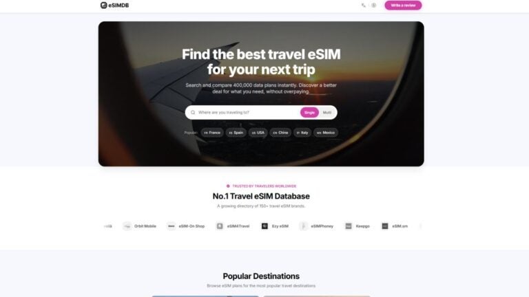 eSIMDB Homepage