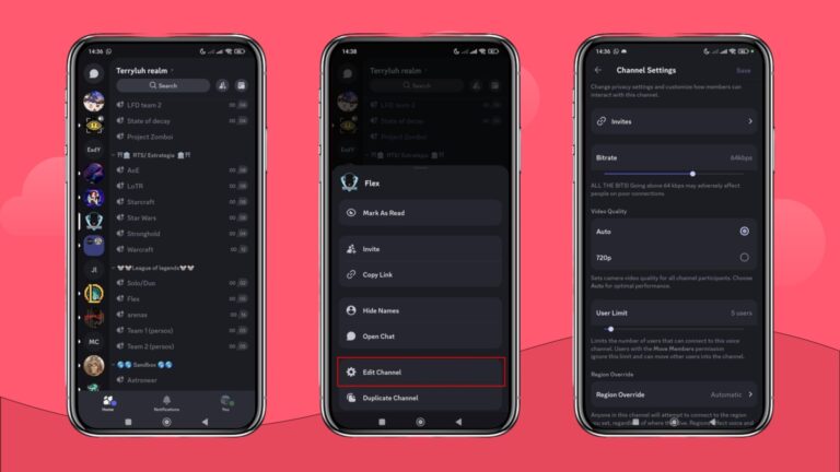 How to lower voice call bitrate on Discord