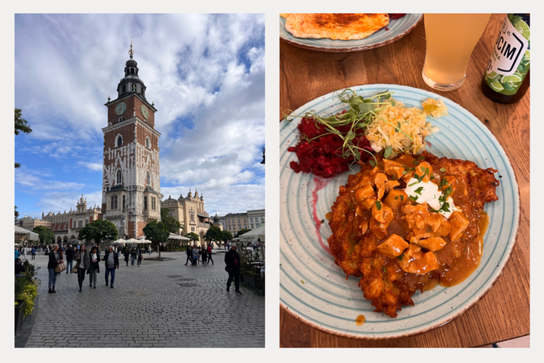 Left: A sight for the eyes. Right: A sight for the tum.