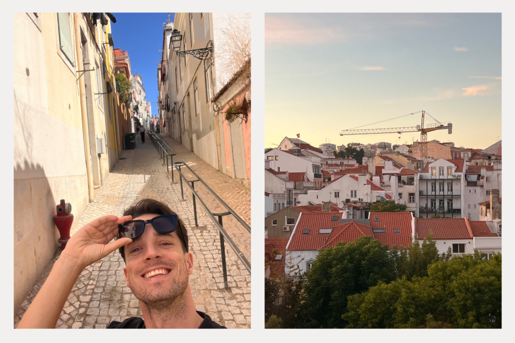 I love, love, love Lisbon. It’s written in the stars, throughout its streets, and on my face. 