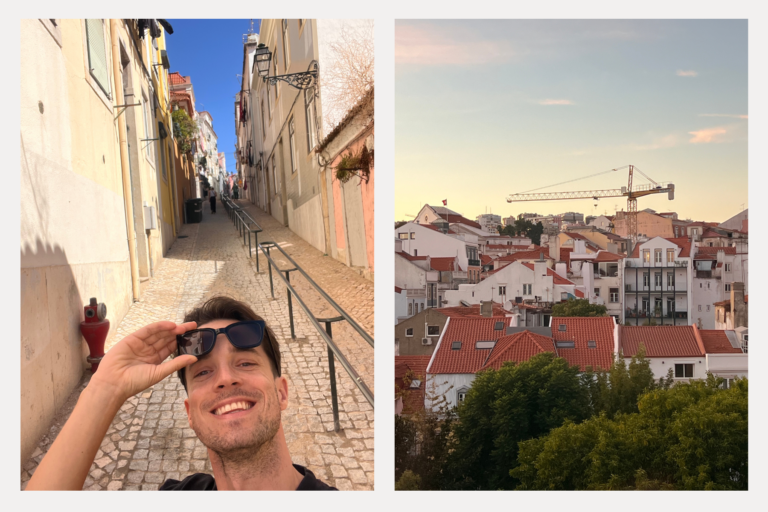 I love, love, love Lisbon. It’s written in the stars, throughout its streets, and on my face.