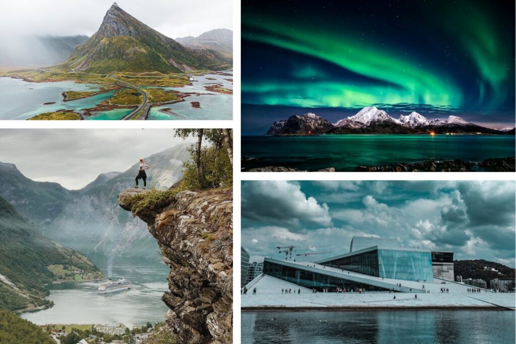 Norwegian views, natural wonders. Visit Norway, and do a scholarship there.