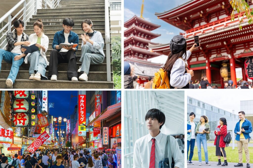 students in japan