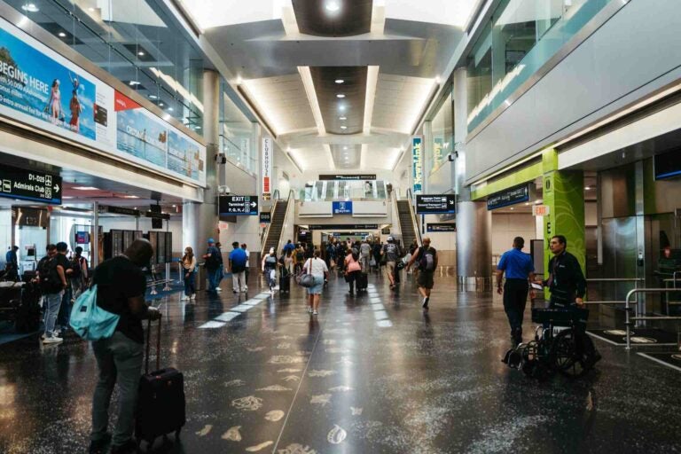 A terminal at the Miami Airport